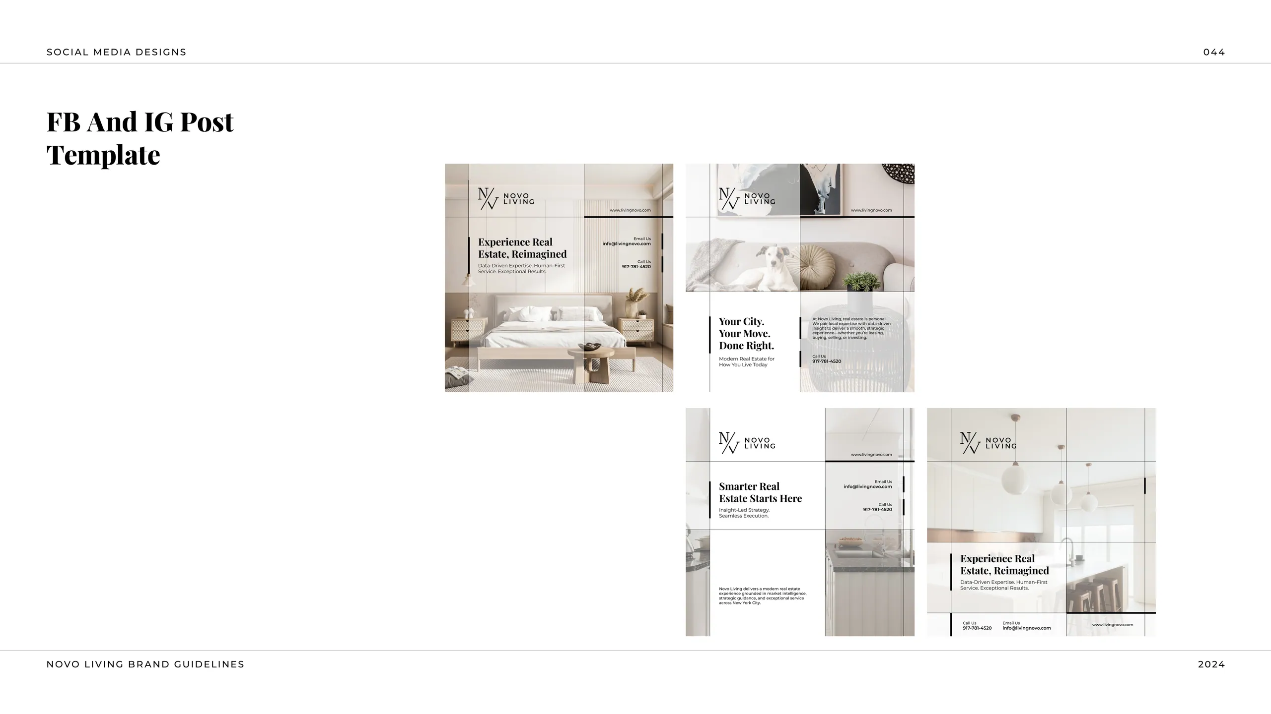 Novo Living brand identity 8